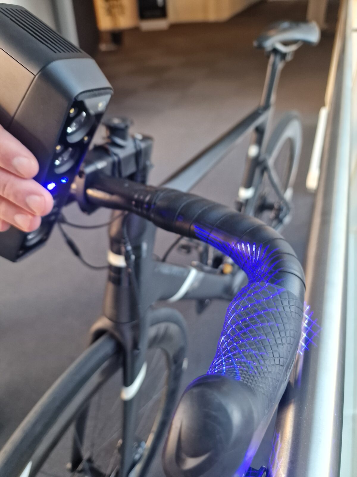 3D scanning of bicycle handlebars for the development of customised aids